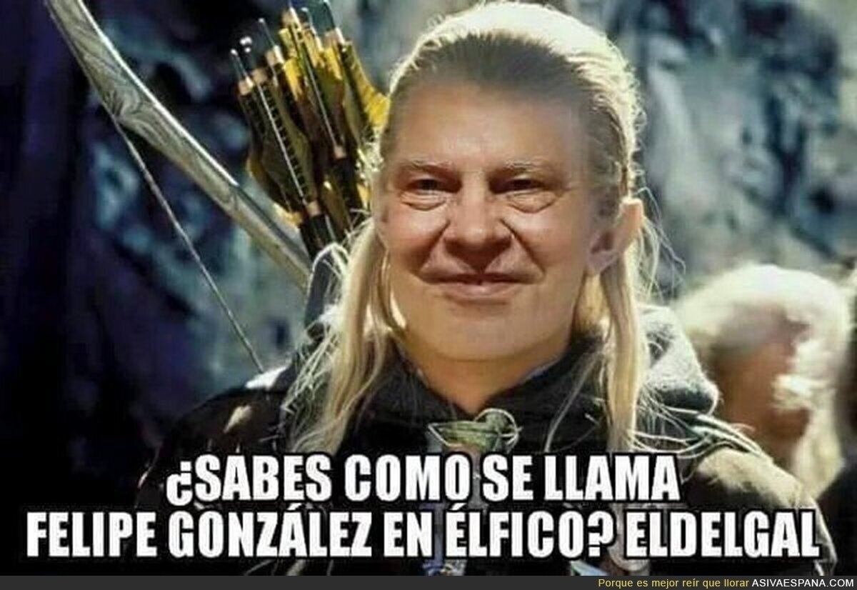 Felipe González en élfico
