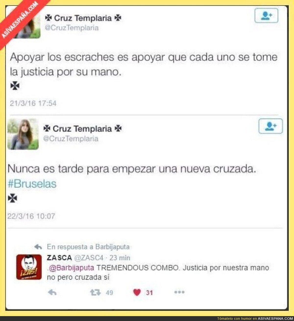 Coherencia no encontrada, y solo con 15 horas de diferencia
