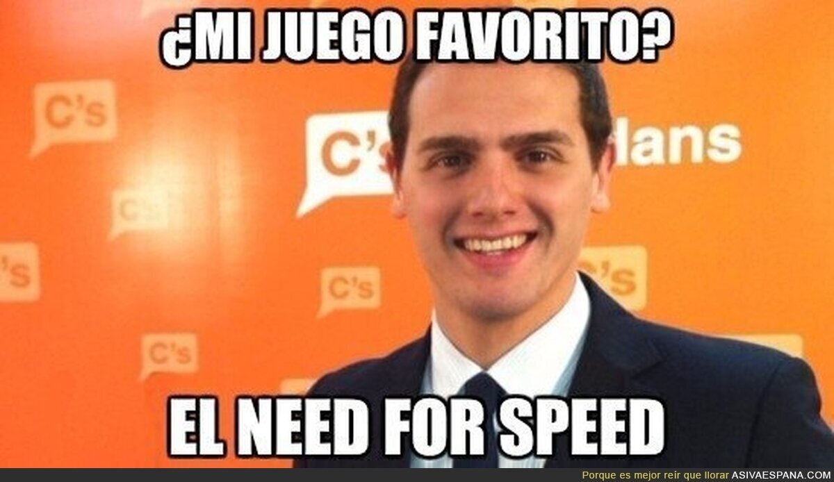 El juego favorito de Albert Rivera
