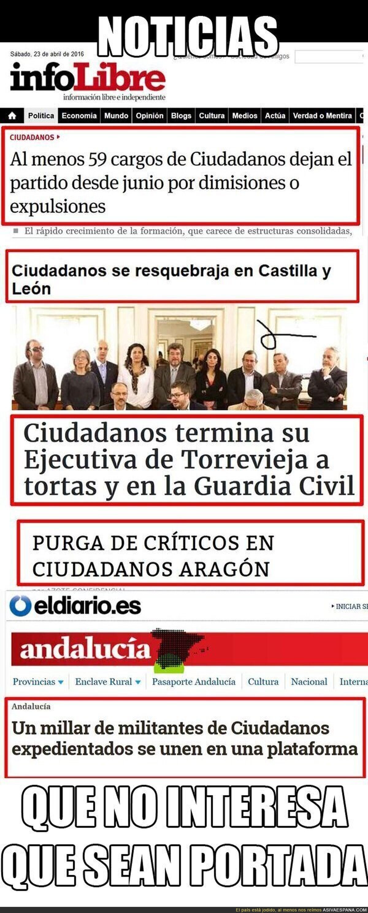 Lo que se intenta ocultar en los grandes medios sobre Ciudadanos