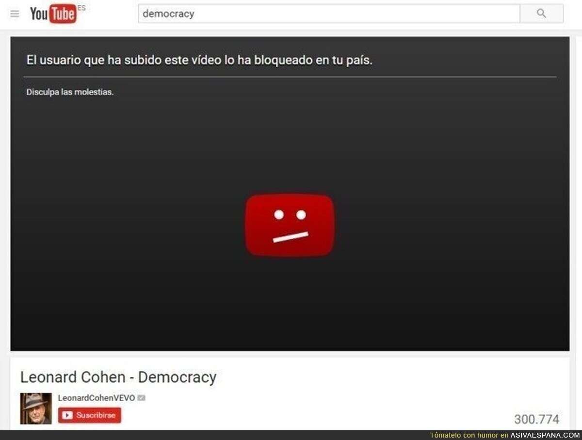 Democracy is blocked in Spain