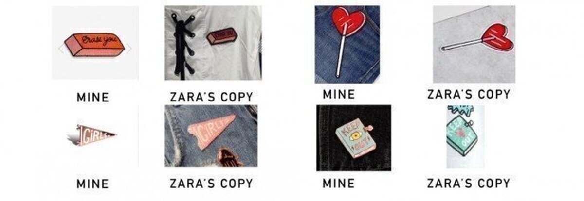 Zara se ríe de una ilustradora que los acusa de plagiarle unos diseños