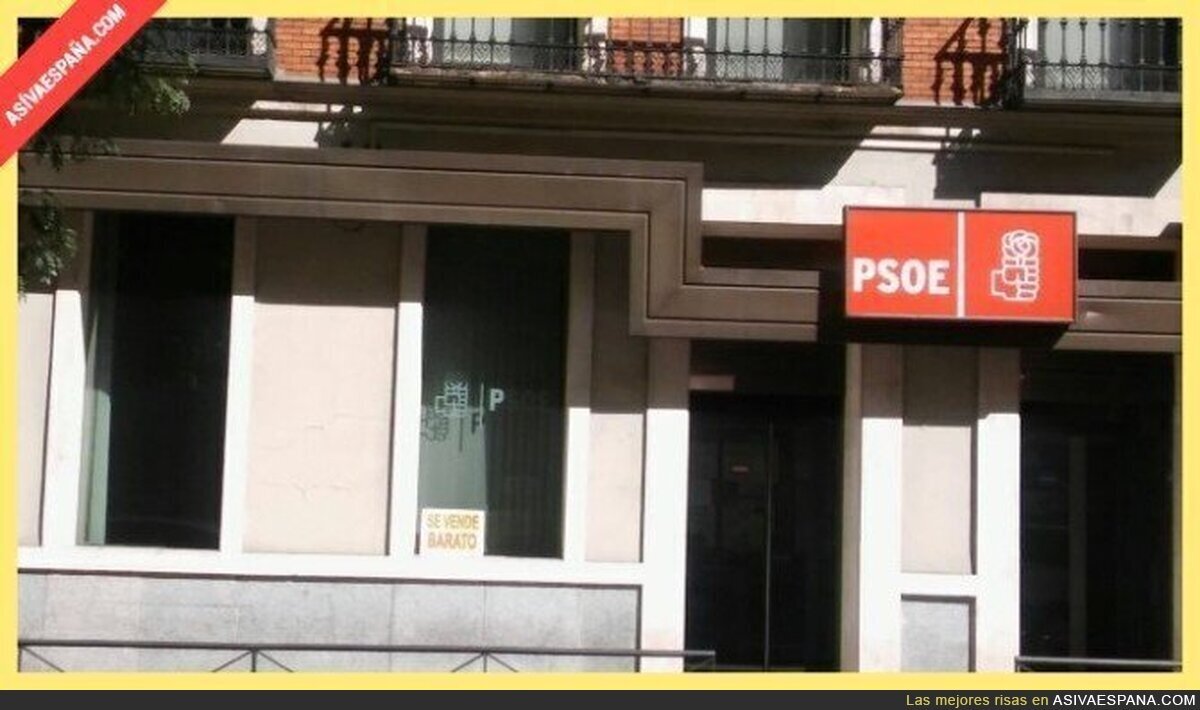 Cartel en la fachada que describe muy bien lo que pasa en el interior