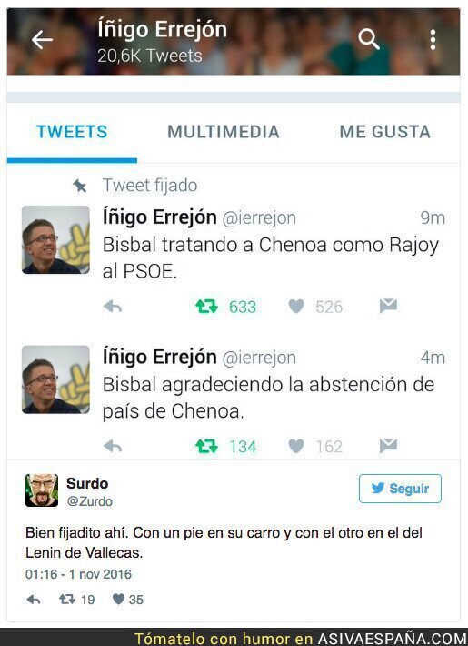 56459 - Los mejores memes de la cobra de Bisbal a Chenoa, ¡lo ha comentado hasta Errejón!