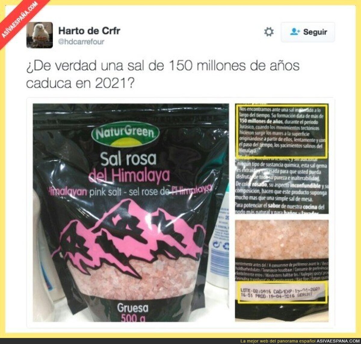 La curiosa fecha de caducidad de la Sal del Himalaya de hace 150 millones de años