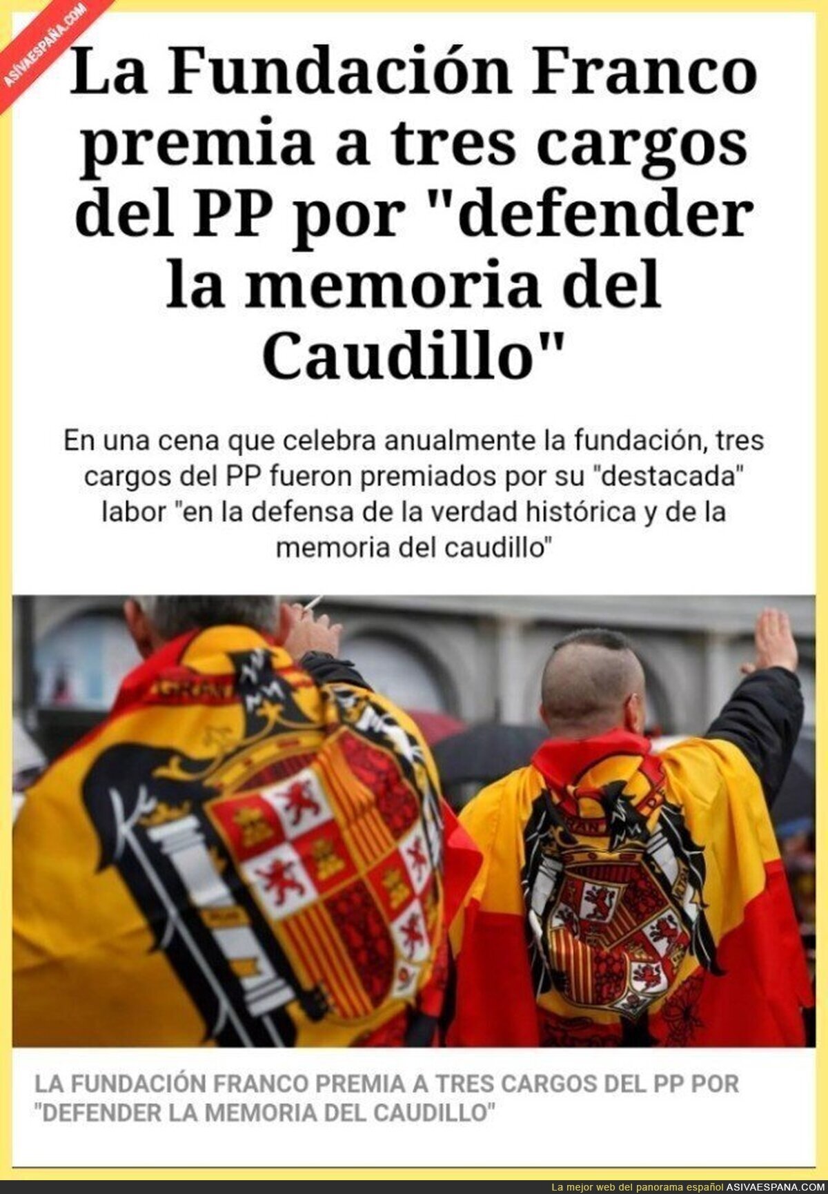 No, el PP no tiene nada que ver con Franco