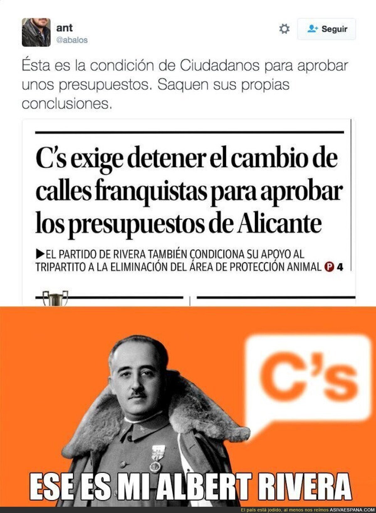 Ciudadanos y el franquismo, capítulo 350