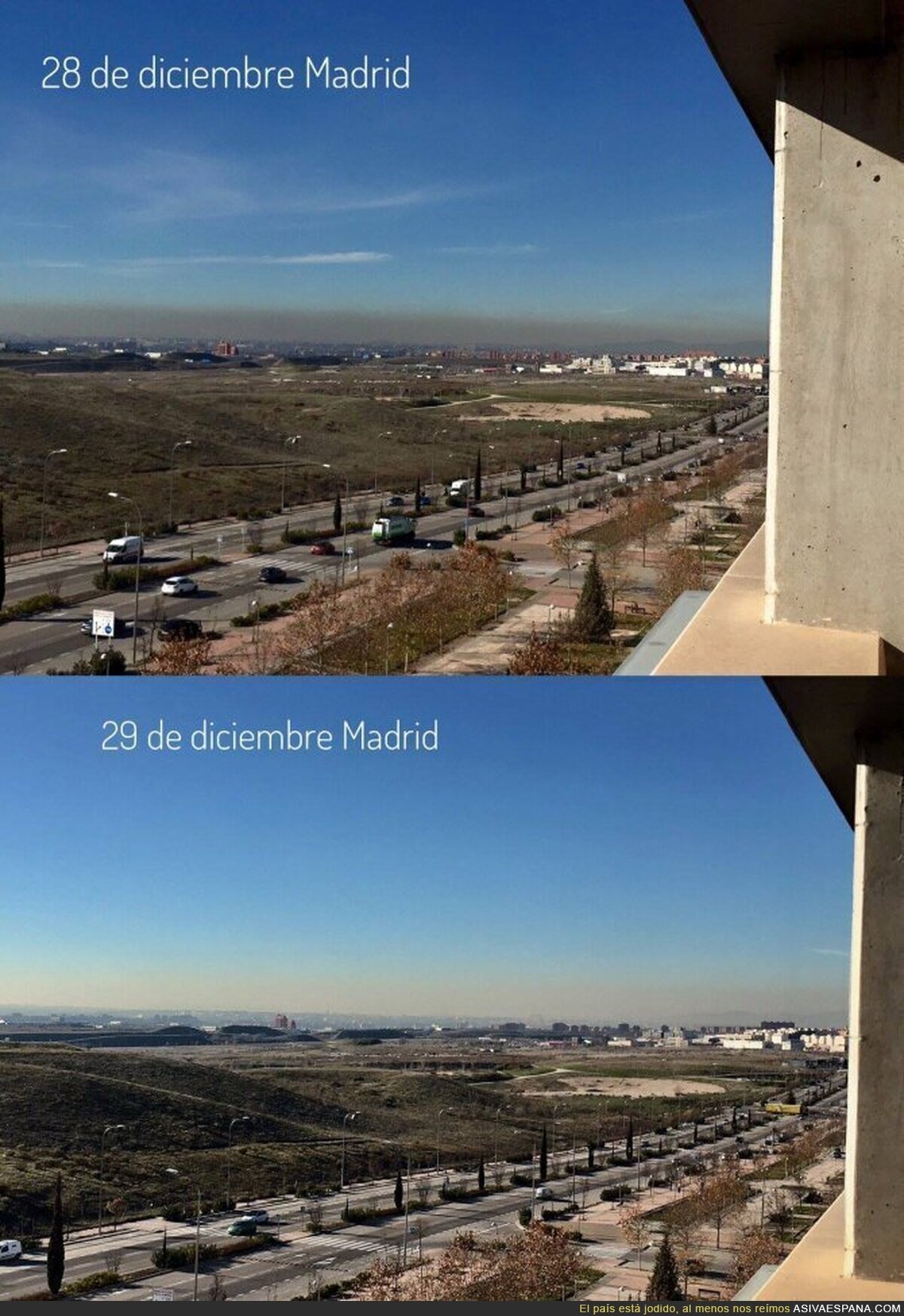 &iexcl;IMPRESIONANTE! As&iacute; cambia Madrid despu&eacute;s de un d&iacute;a sin la mitad de coches