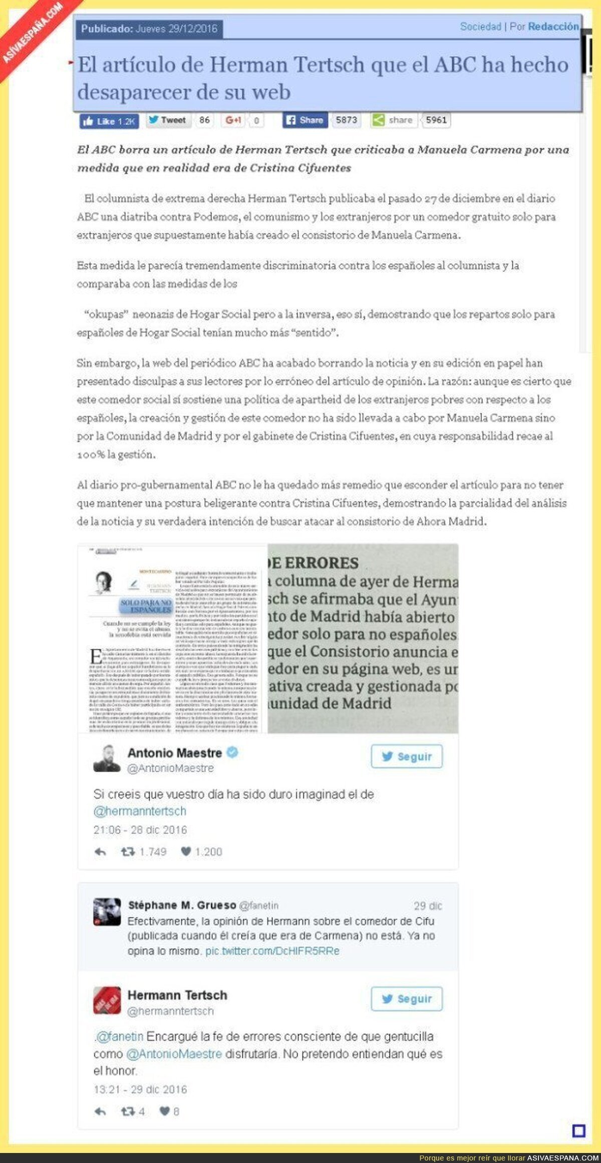 Herman Tertsch y autofail