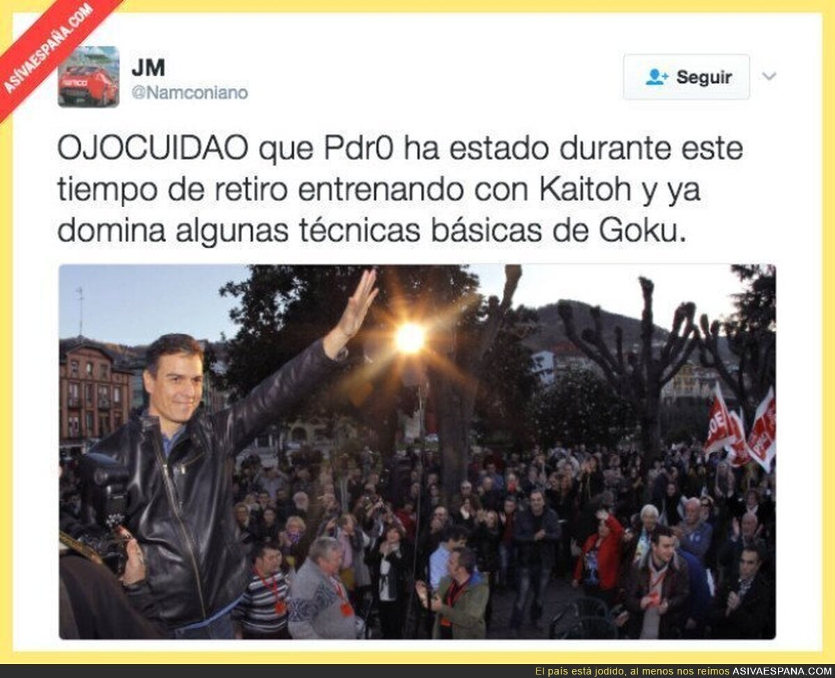 Pedro vuelve sin rival