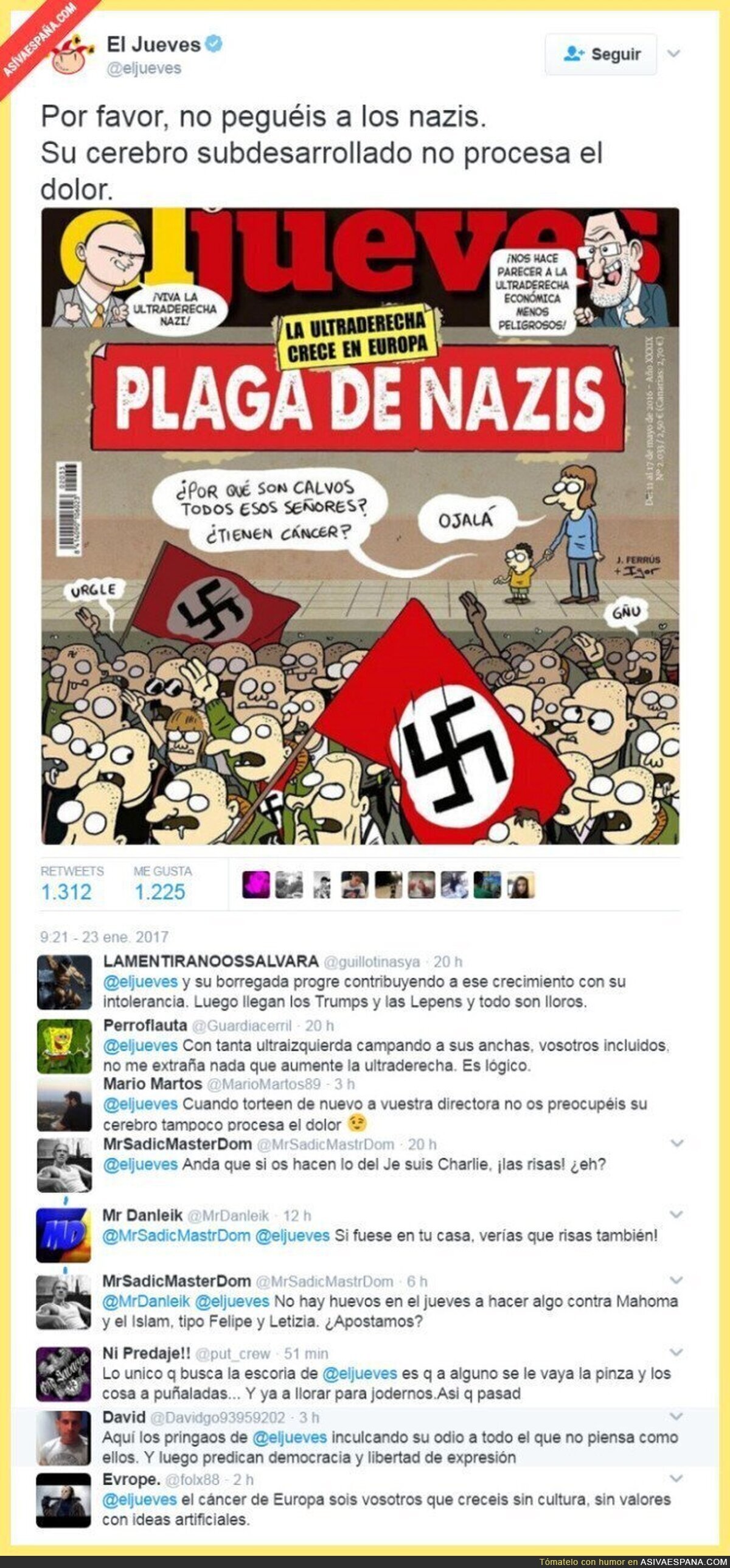 La extrema derecha arremete contra 'El Jueves', con amenazas y... ¿Lecciones de moral y tolerancia?
