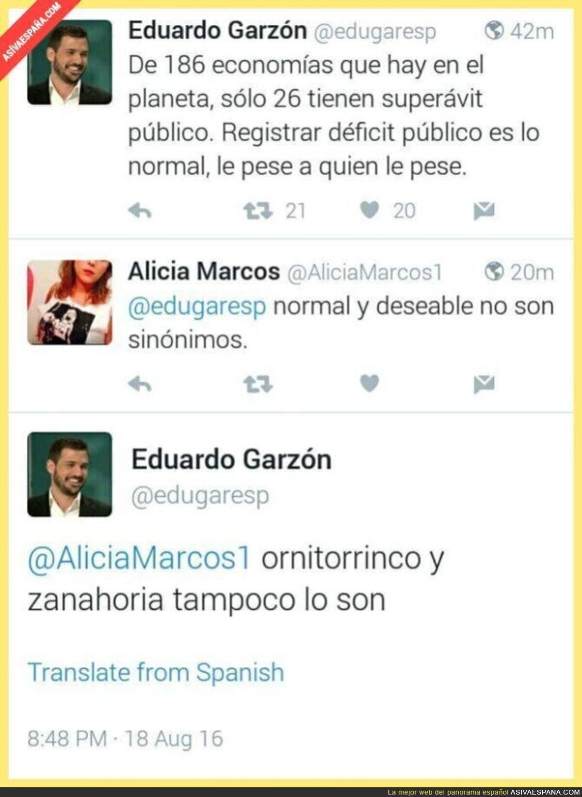 Eduardo Garzón: genio de la economía y de la filología
