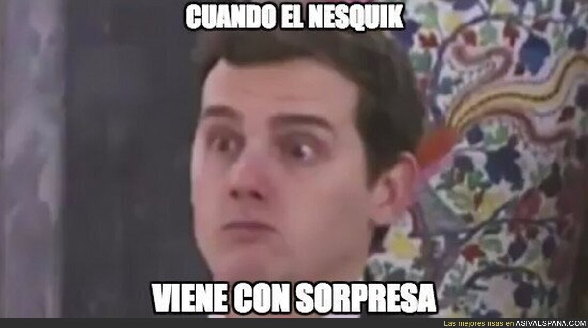 Albert Rivera lo flipa en colores