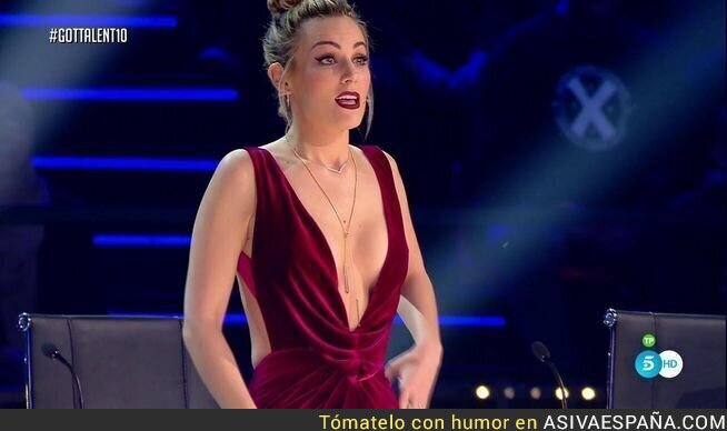 64538 - El explosivo y sugerente look con poca ropa de Edurne deja boquiabierto a la audiencia
