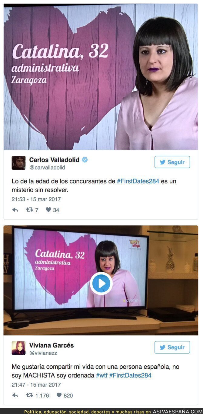 64589 - Cata, una de las citas más vergonzosas de la historia de 'First Dates', racista hasta las trancas