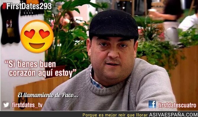 65287 - Espantada en First Dates: una 'diva' se niega a cenar con su cita solo con mirarle y se larga