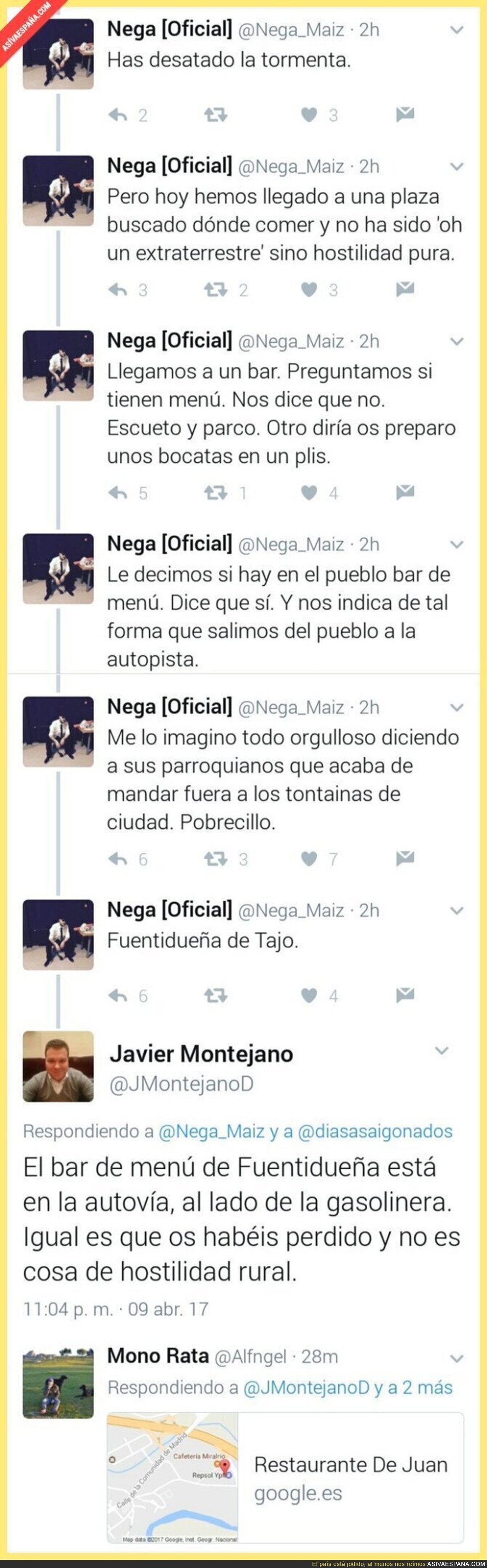A Nega (Chikos del Maíz) se le fue la cabeza tal día como ayer