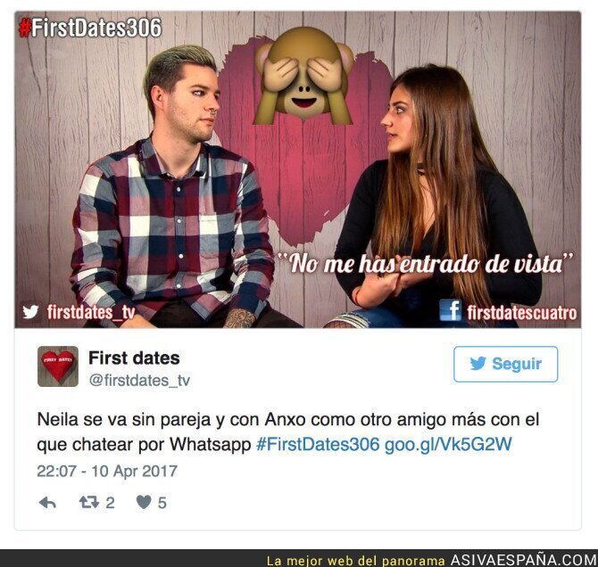 66078 - Esta es la gran mentira a la que recurren todos los concursantes de First Dates