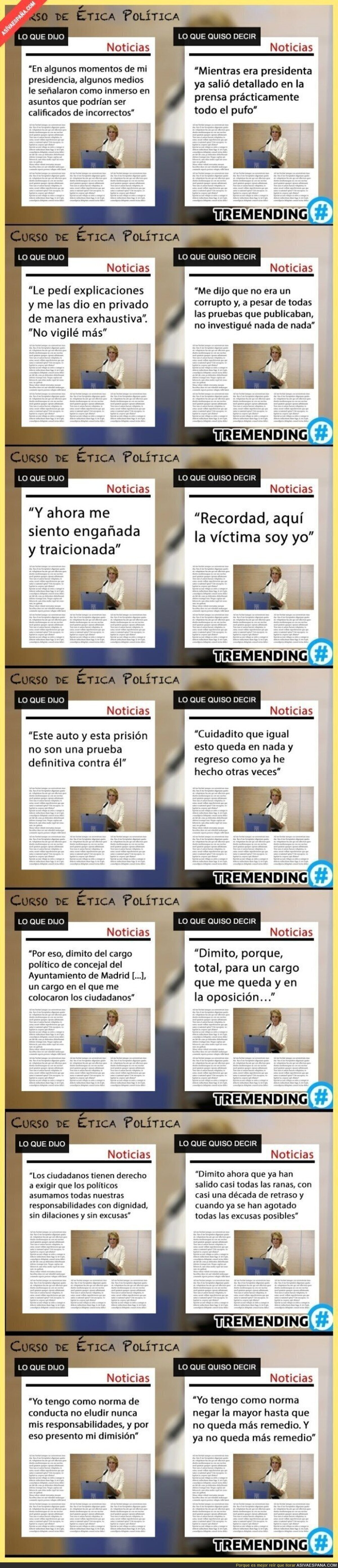 Lo que Aguirre dijo al dimitir y lo que quiso decir