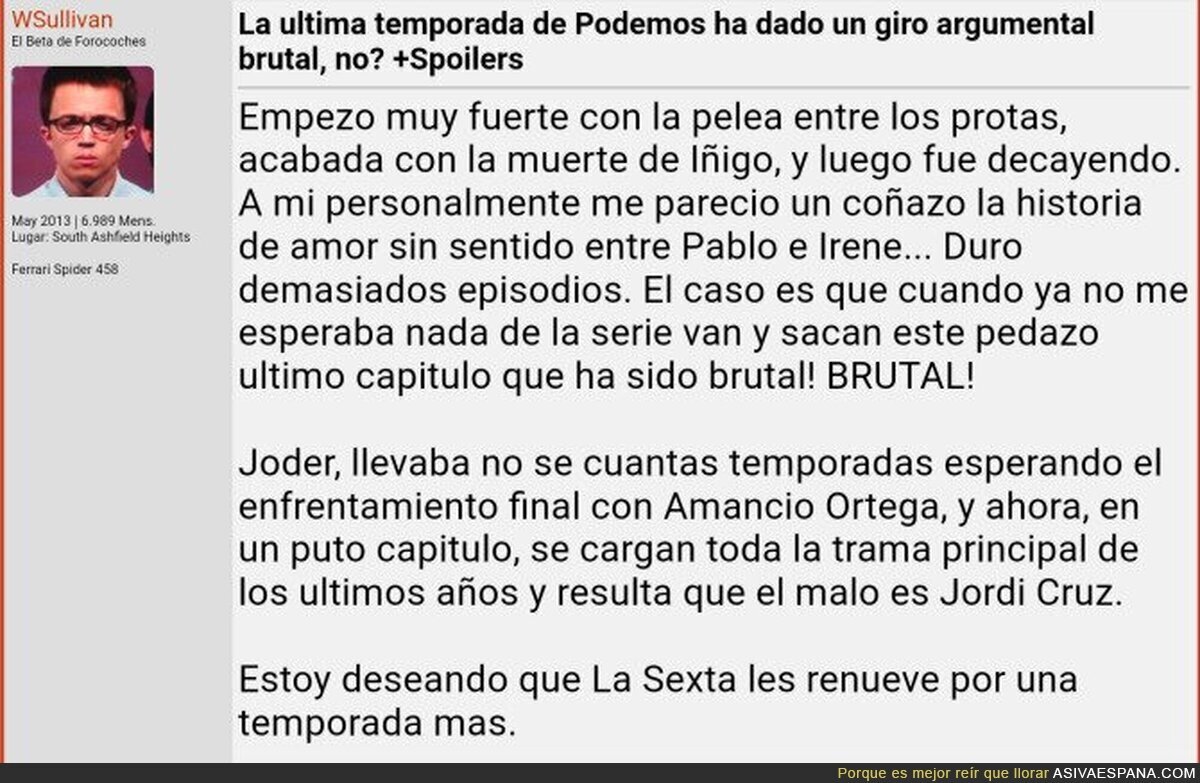¿Y si Podemos fuera una serie de TV?