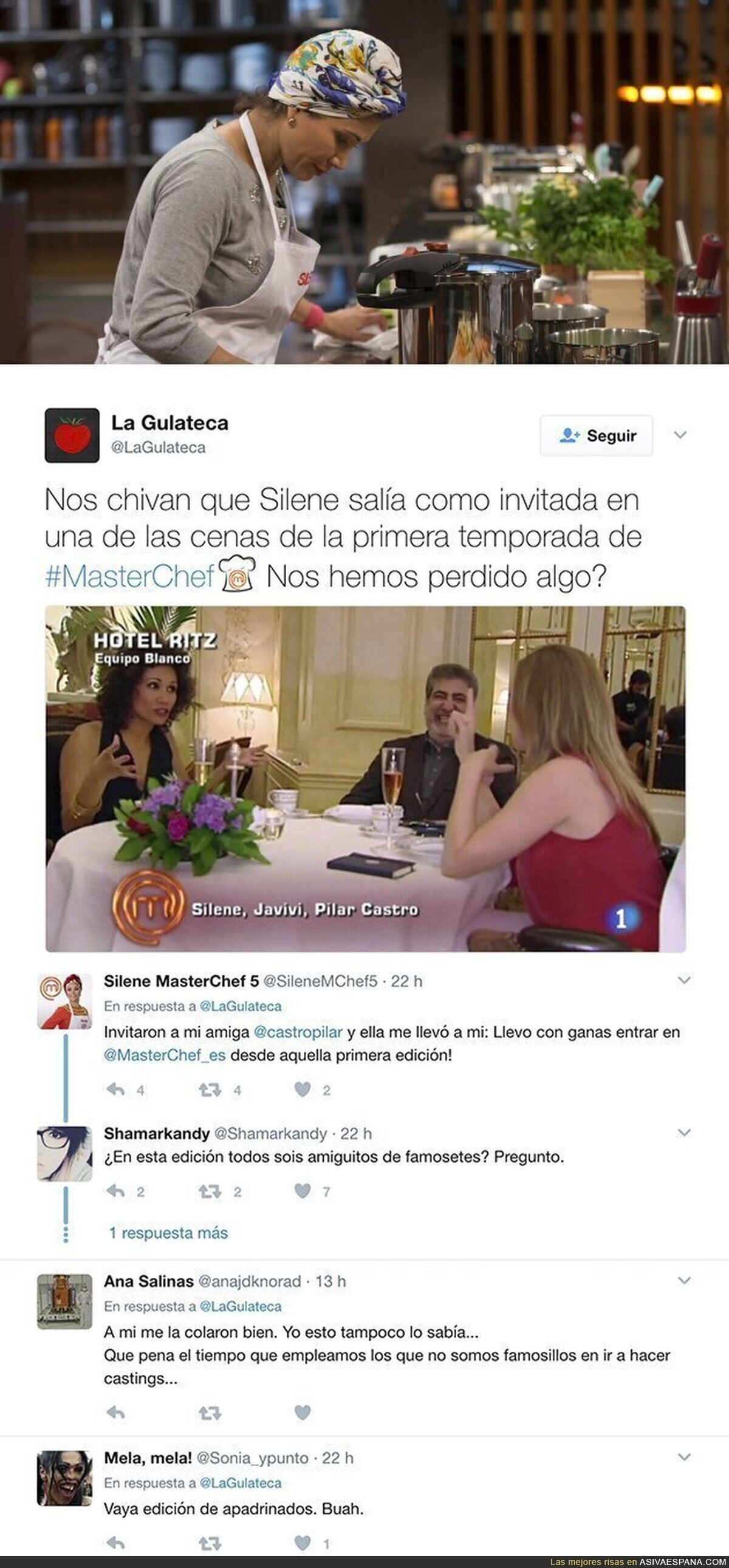 POLÉMICA: Localizan a esta concursante de Masterchef 5 participando en la 1ª temporada