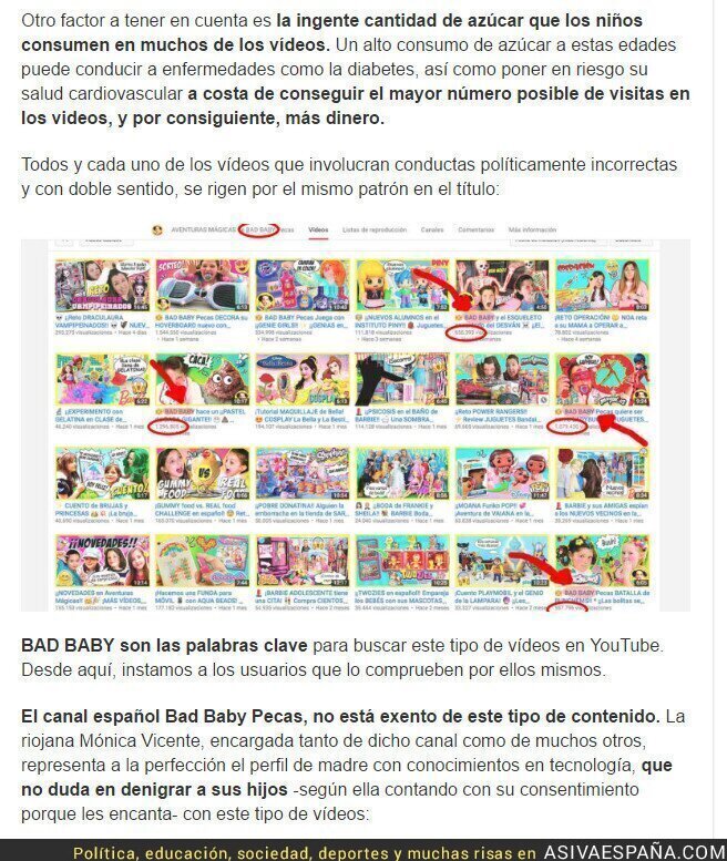 70203 - Pederastia y coprofilia en YouTube Kids
