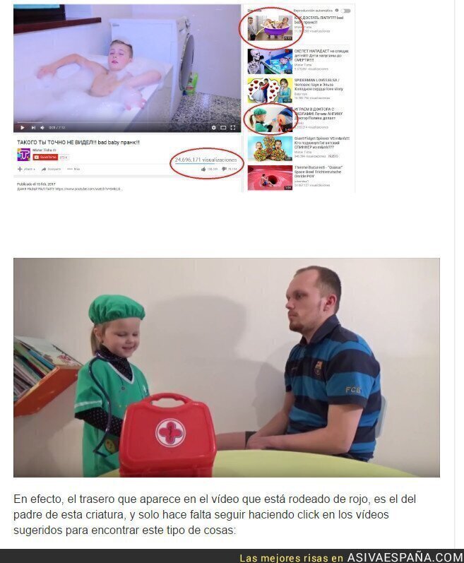 70203 - Pederastia y coprofilia en YouTube Kids
