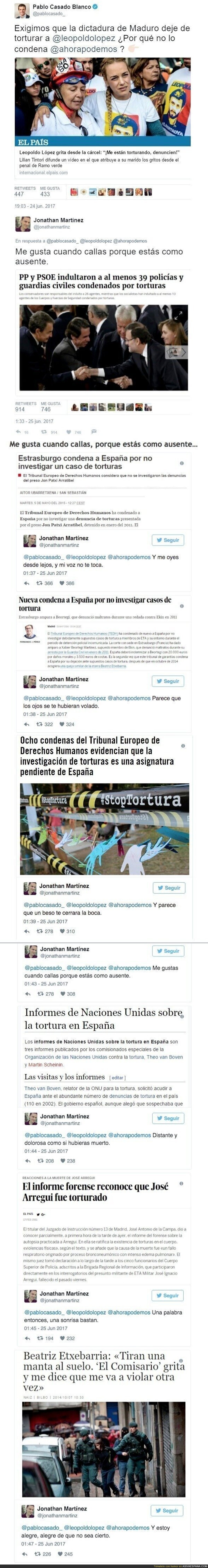 EPIC ZASCA para este señor dipu tado del PP en forma de poesía que lo deja dando vueltas un mes