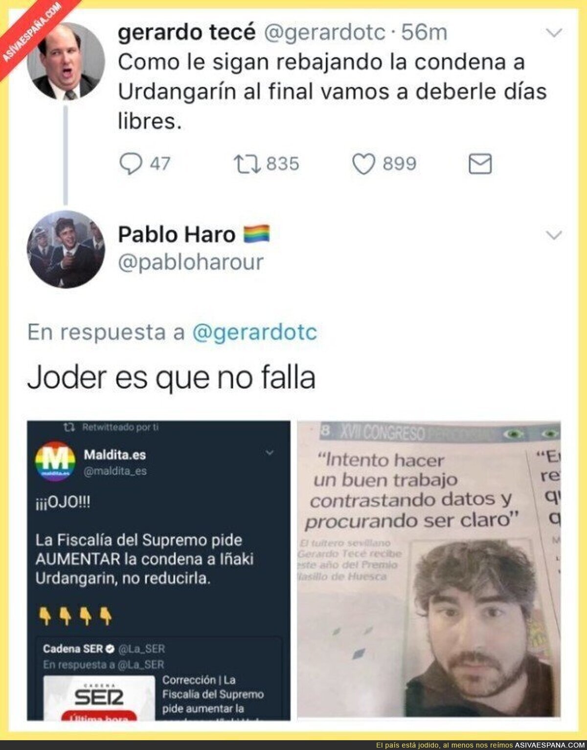 Cuando te lanzas a la piscina sin contrastar noticias