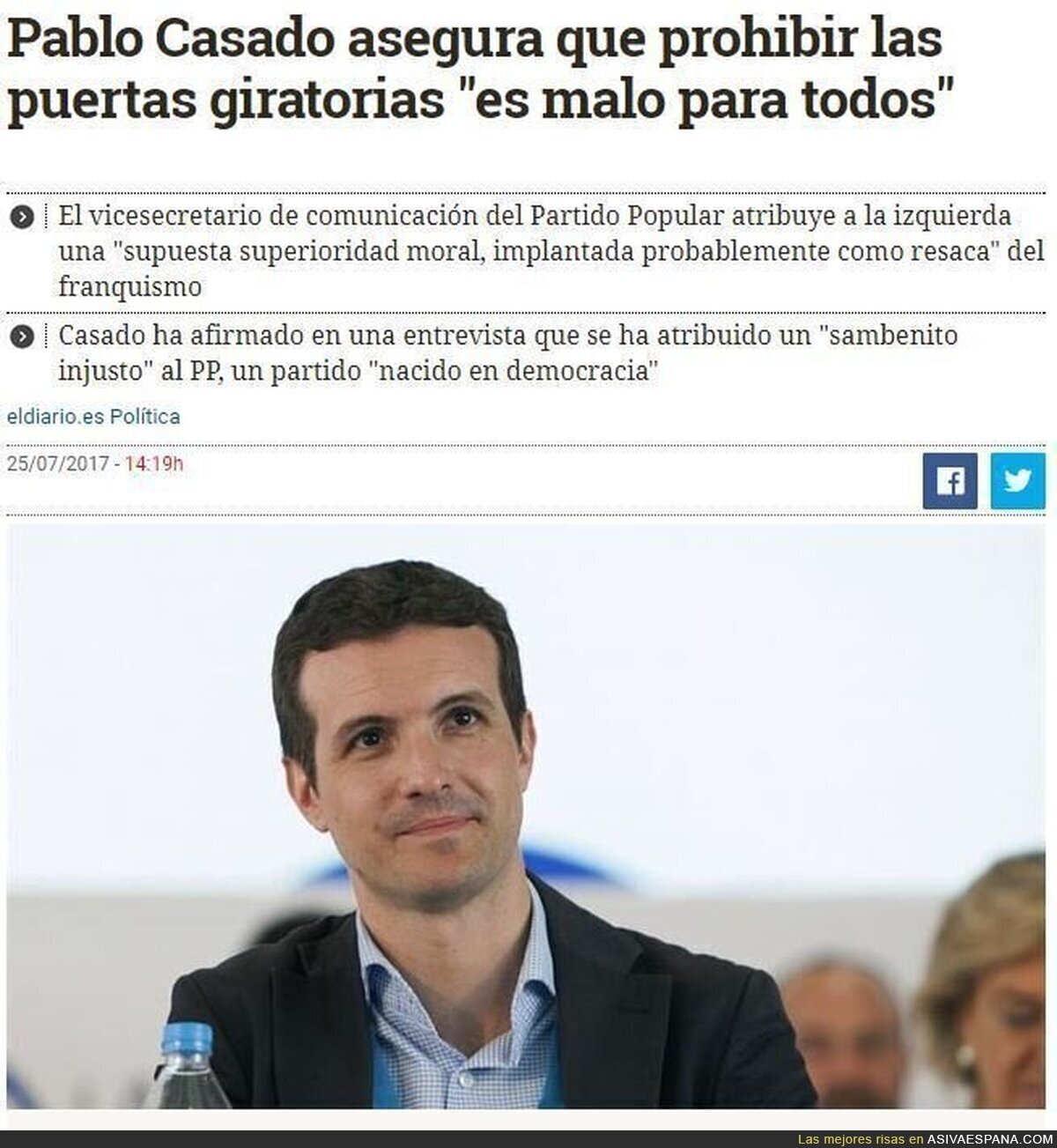 Este es uno del sector "moderno" del PP