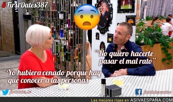 72188 - Da plantón a su cita en ‘First Dates’ sólo con escuchar su voz y el karma actúa de forma eficiente