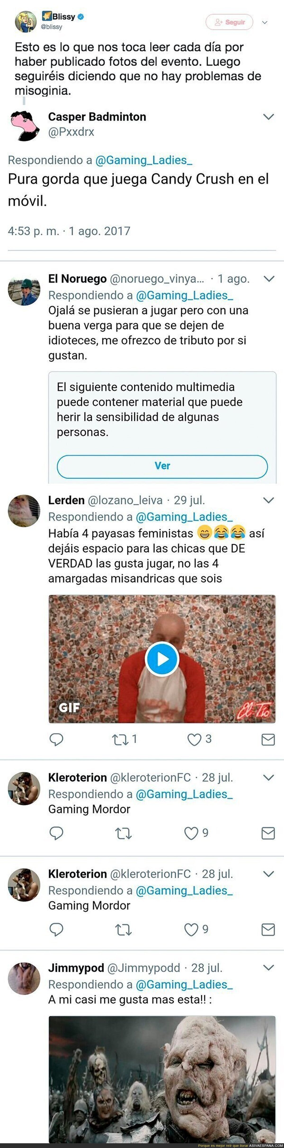 Los insultos que deben aguantar las asistentes al Gaming Ladies cada día por ser mujeres