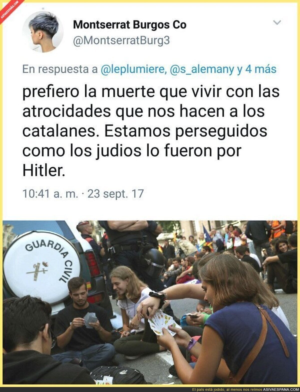 Igualitos que en Auschwitz