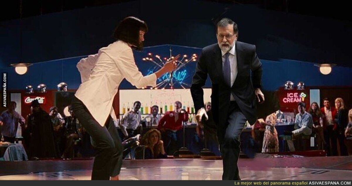 Rajoy dándolo todo en la pista de baile