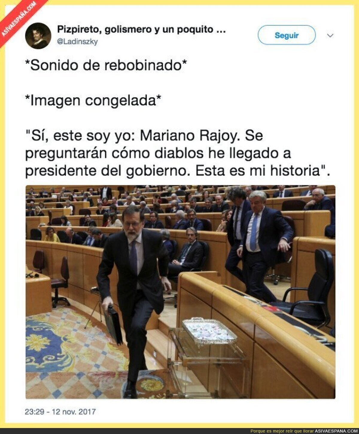 Siéntate y disfruta, la historia de Mariano