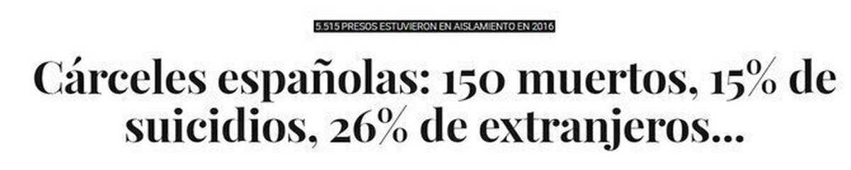 Cárceles y el régimen F.I.E.S.