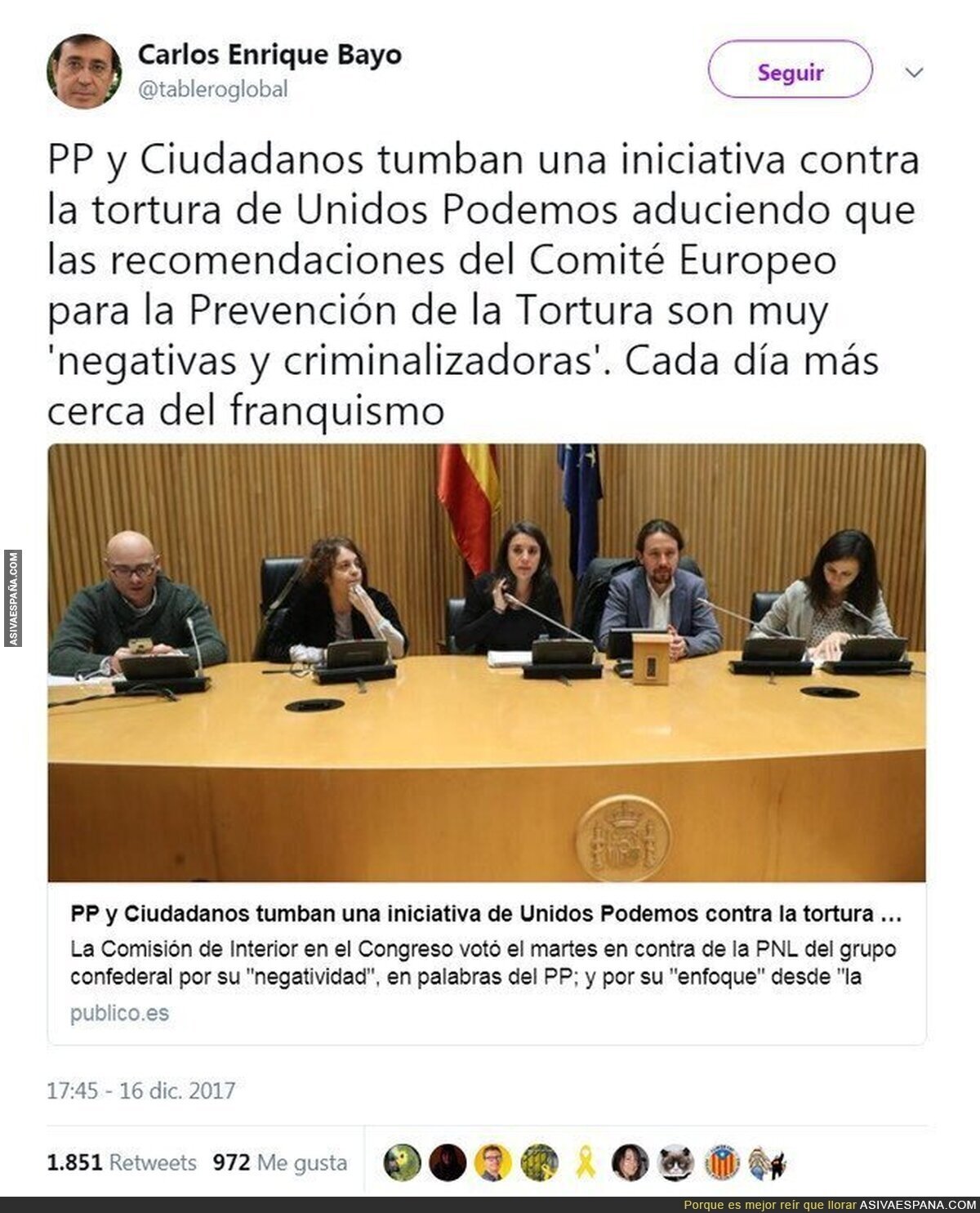 Las torturas sensatas