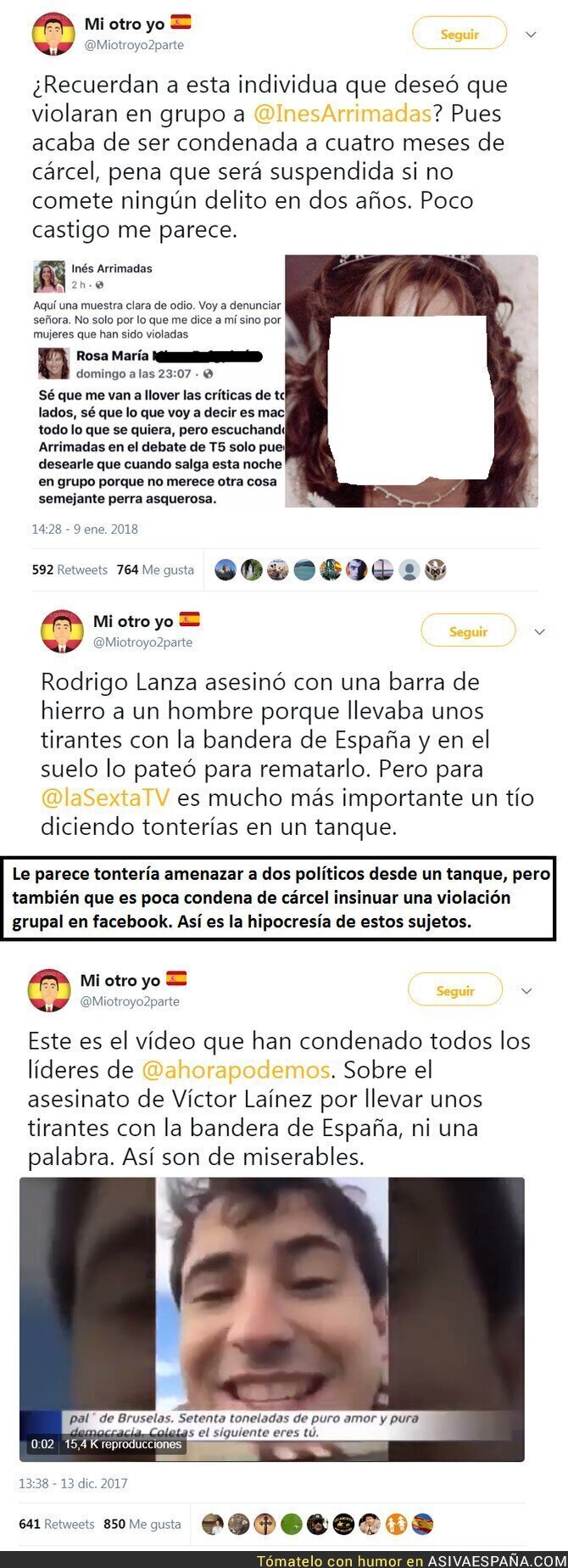 81245 - Amenazas de primera y de segunda
