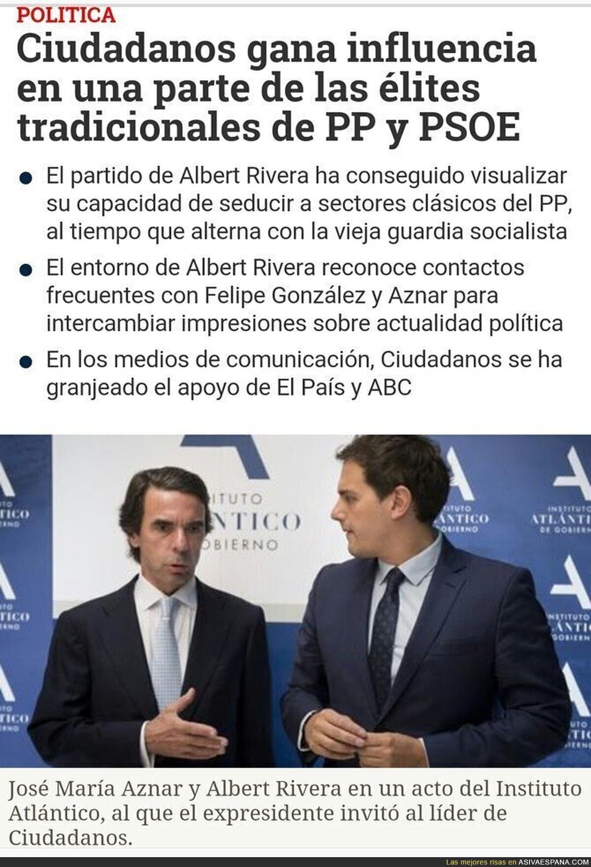 Pero recordad que son de centro izquierda