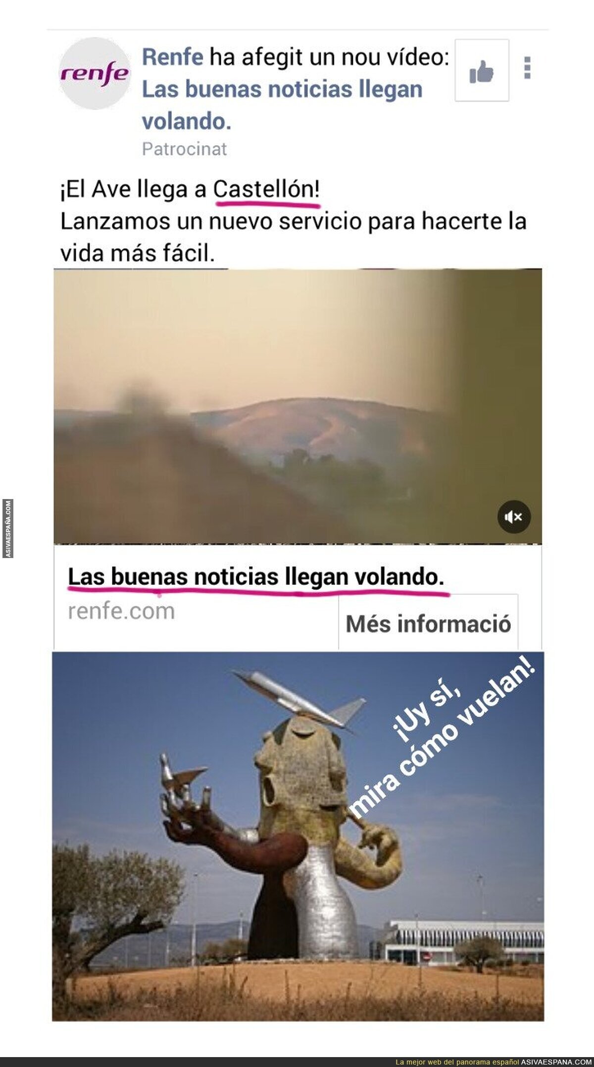 ¿El CM de Renfe la lía o le tira una indirecta a ciertas personas?