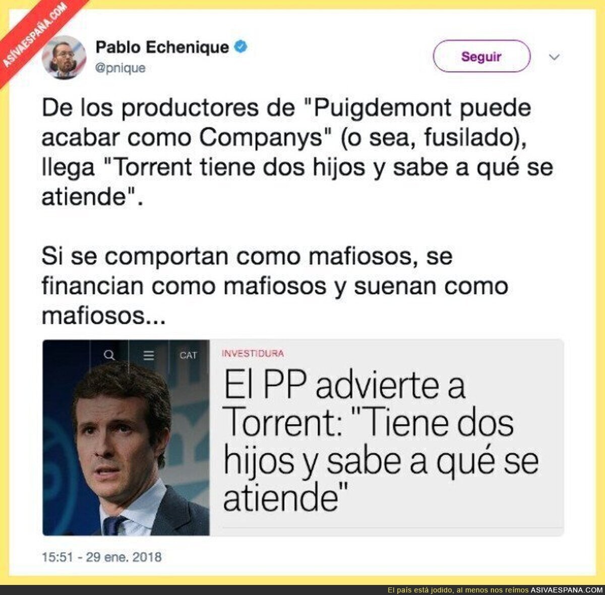 Las inaceptables amenazas a Torrent