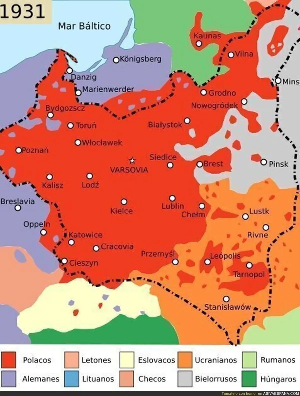 Mitos de la Segunda Guerra Mundial. La URSS NO invadió Polonia