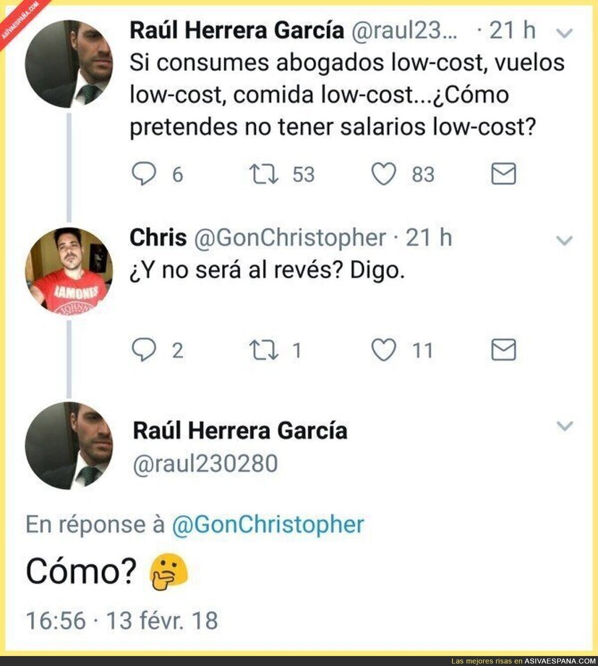 Razonamientos low cost