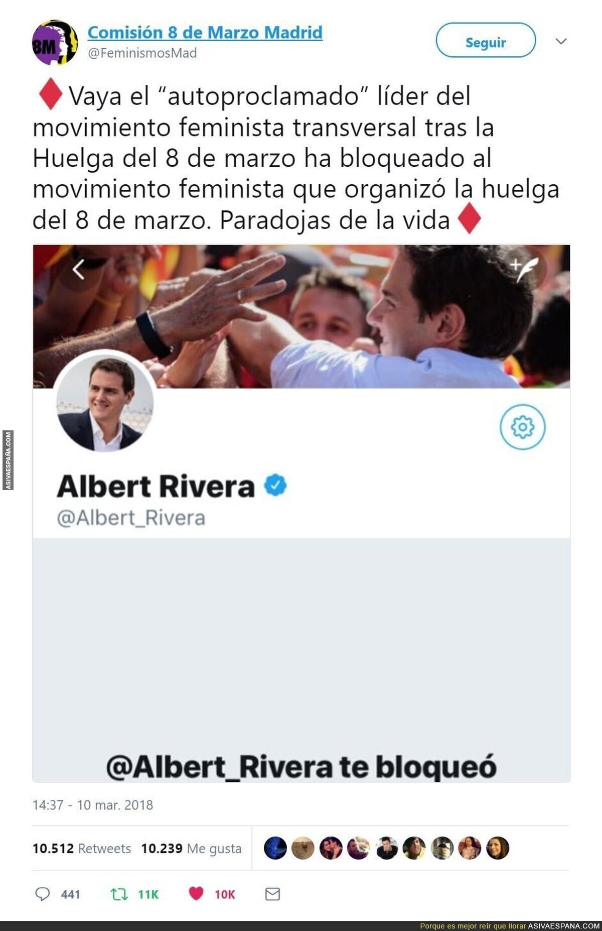 Los que se llenan la boca con la palabra feminazi ya no son machistas, son "feministas transversales"