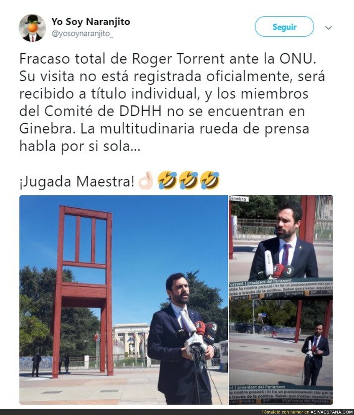 La soledad de Roger Torrent