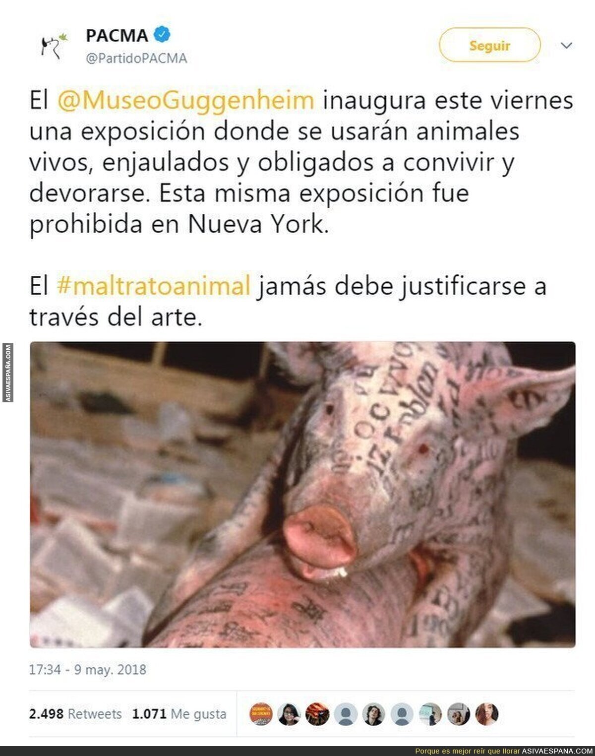 A cualquier cosa le llaman arte
