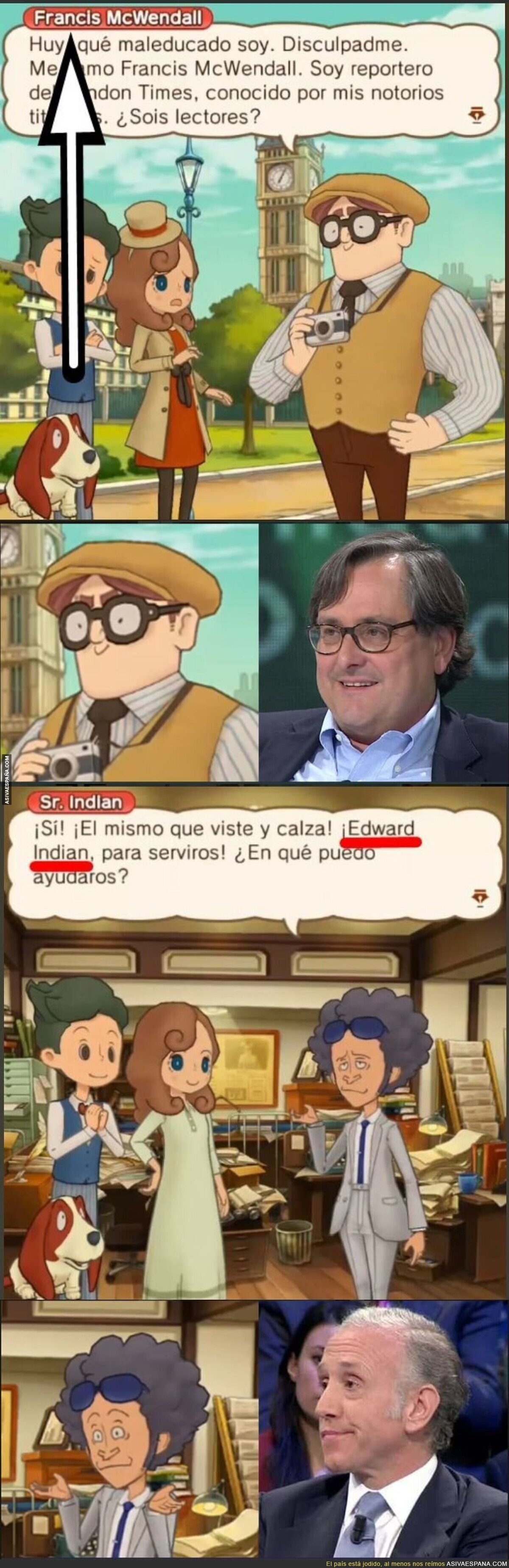 La versión española del profesor Layton tiene unos invitados muy siniestros