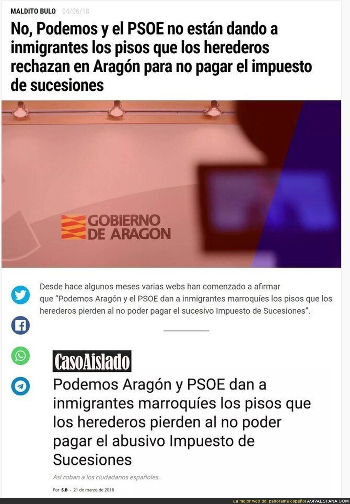Otro bulo del extremo centro...