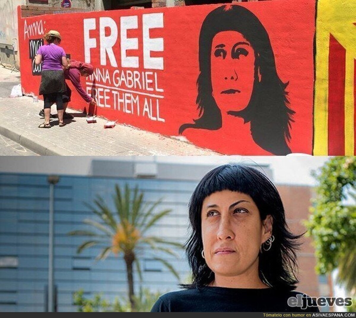 Si la cara del grafiti fuese real...