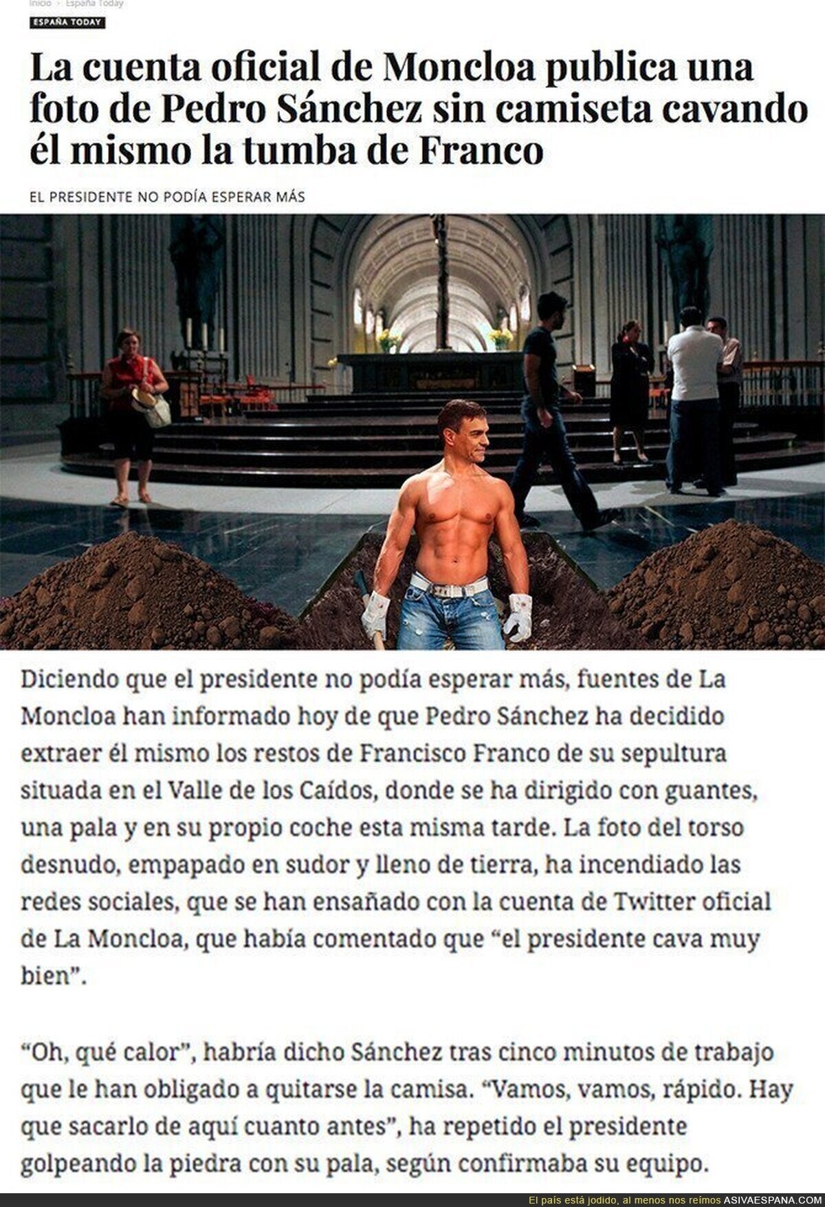 Pedro Sánchez no puede esperar más